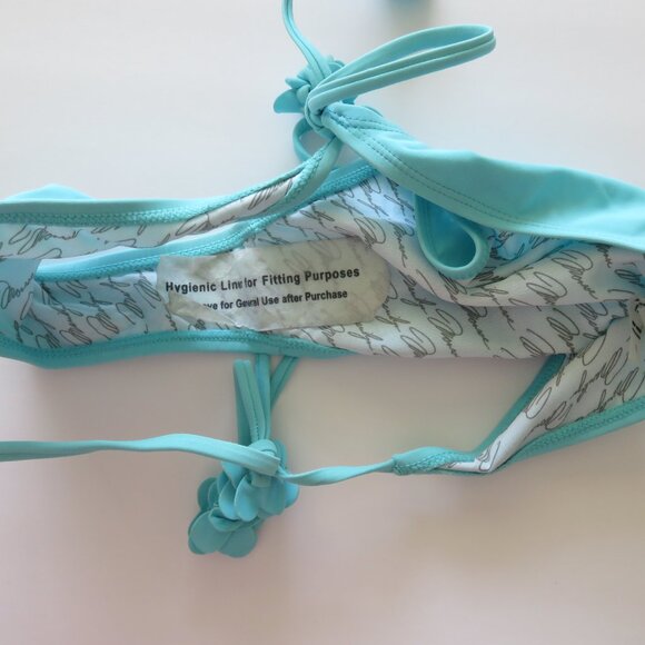(#U-2) MARILYN MONROE Teal BOHO Swim BIKINI Bottom Size M - Picture 7 of 7